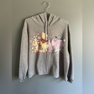 Disney Winnie The Pooh Grey Hooded Sweatshirt Size 1X